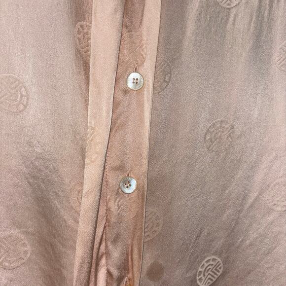Vintage Louis Féraud 100% Silk Blouse – Pale Blush Pink - Picture 11 of 15
